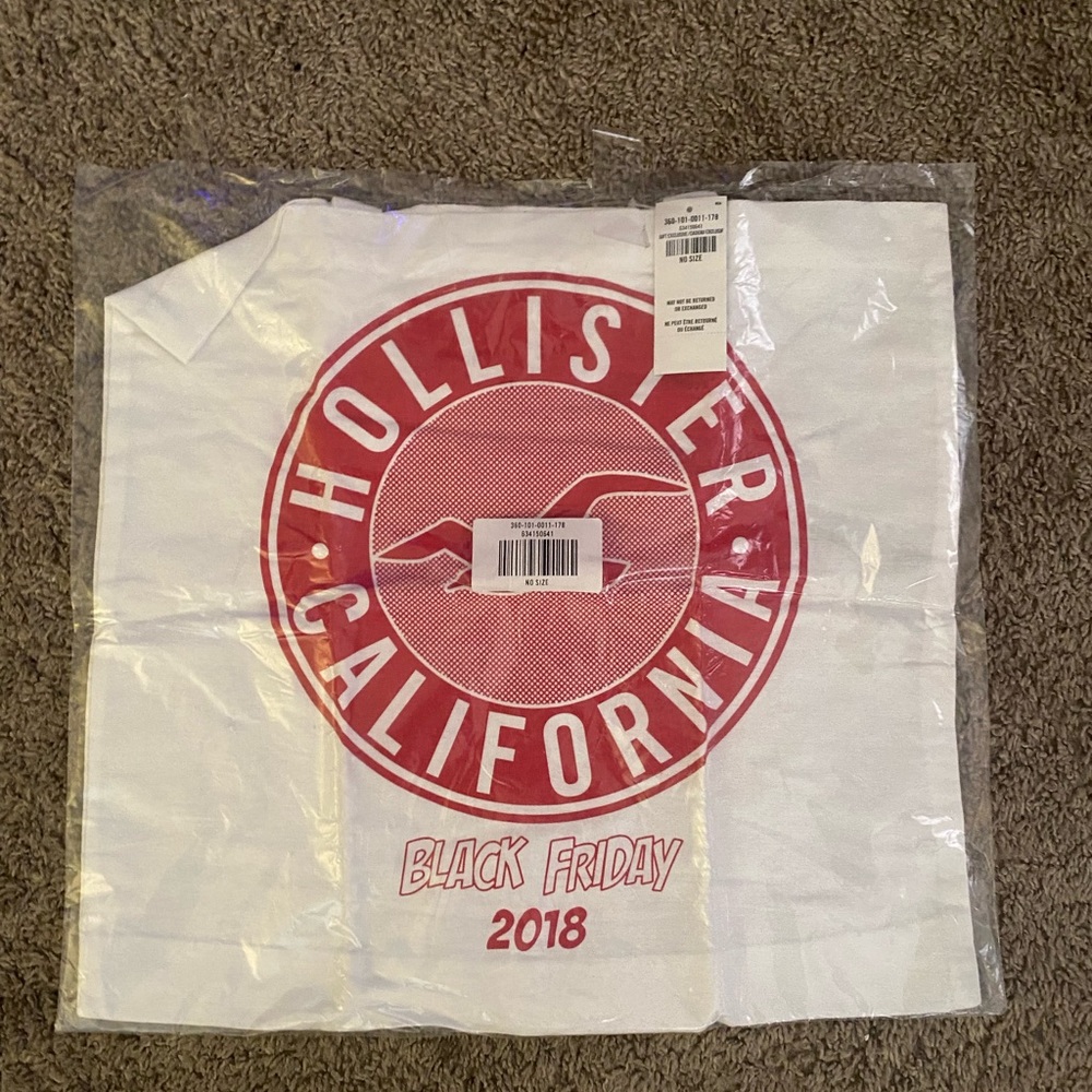 Hollister Black Friday 2018 tote bag